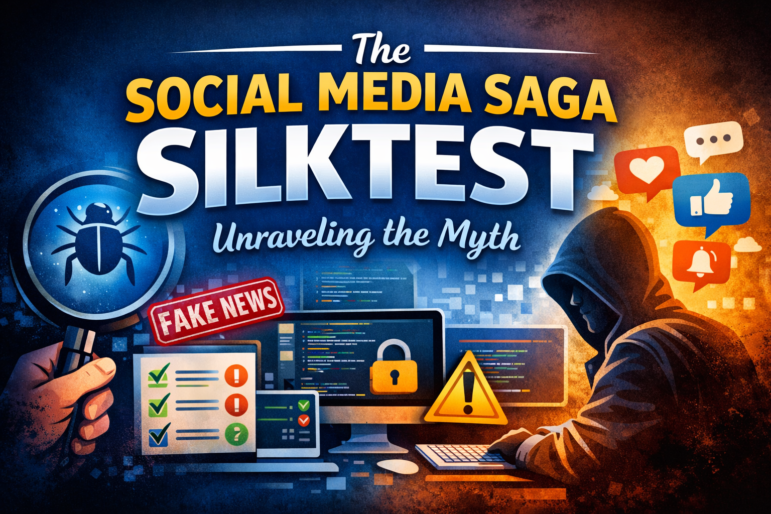 Social Media Saga SilkTest