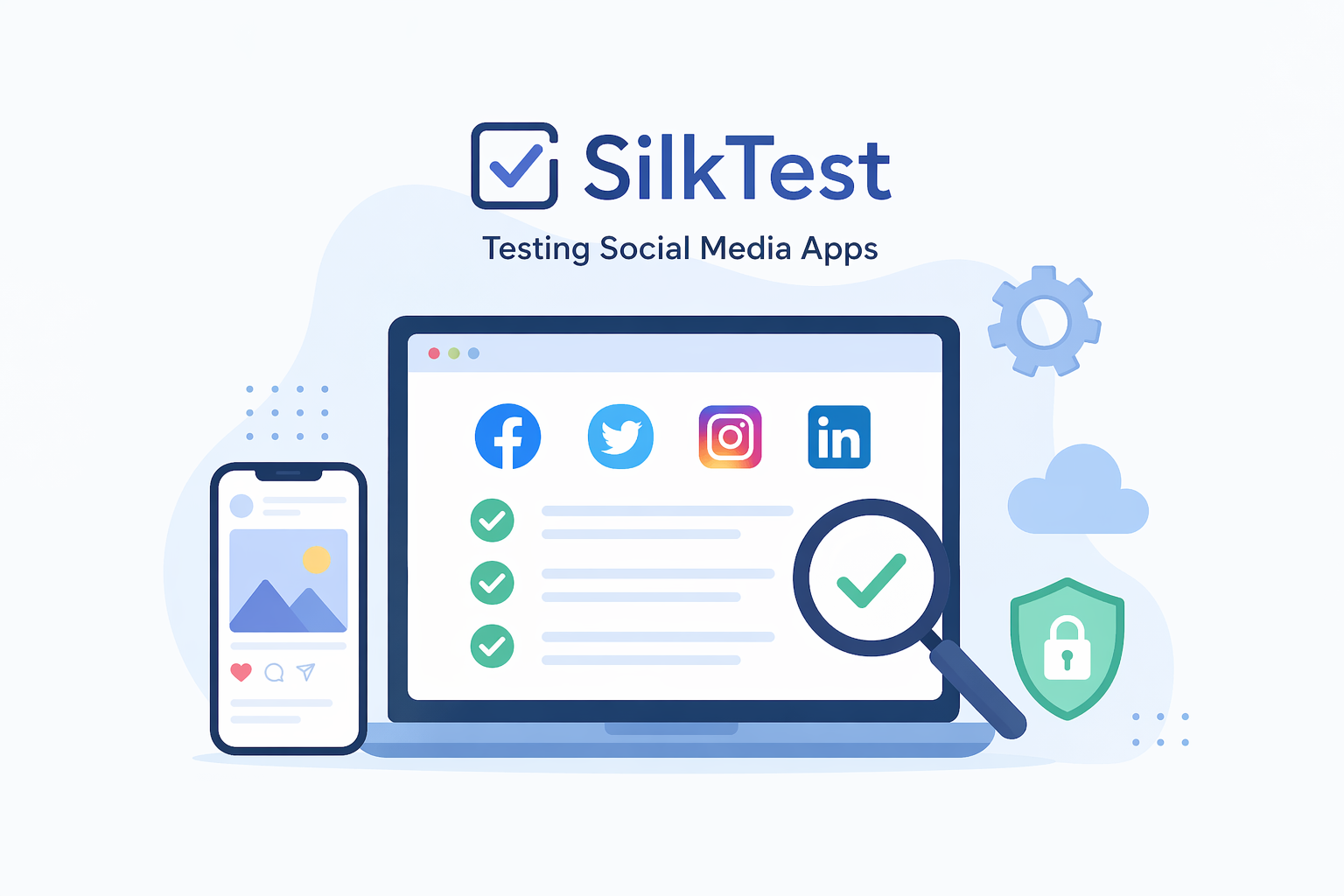 Social Media Saga SilkTest