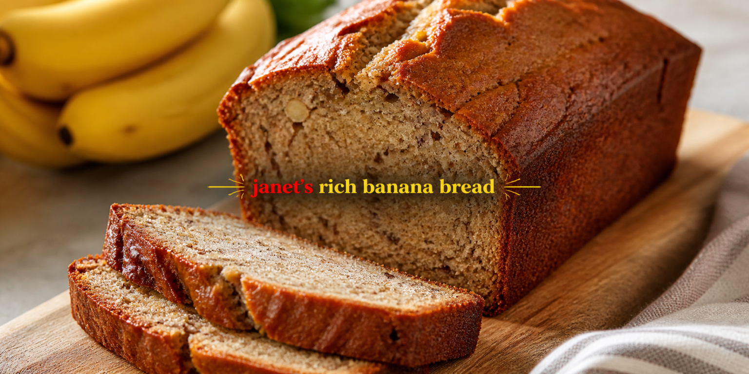 Janet's Rich Banana Bread